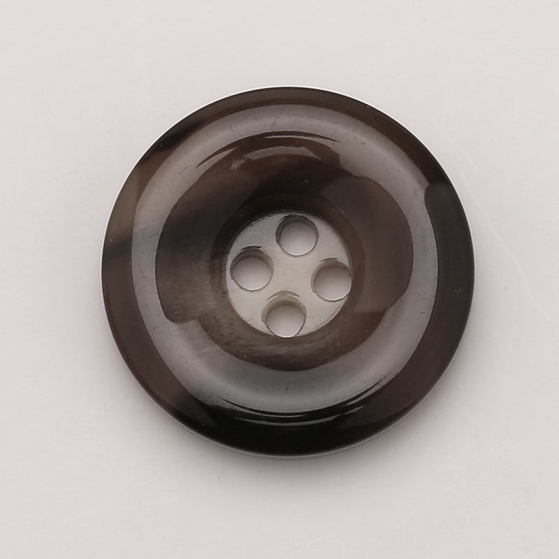 Hot Sale Resin Plastic Buttons 4 Holes/25mm Round Button for Craft Sewing Clothing-168