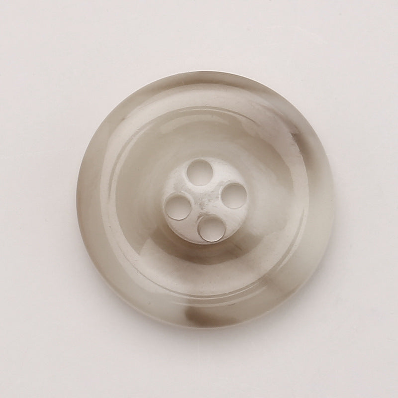 Hot Sale Resin Plastic Buttons 4 Holes/25mm Round Button for Craft Sewing Clothing-168