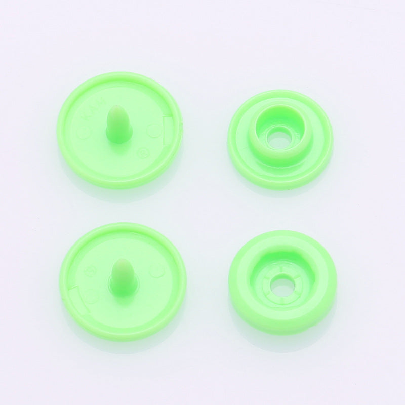 Factory Wholesale 2025 Hot Sale 4 PC Plastic Snaps Fastener Colorful Designer Buttons-17