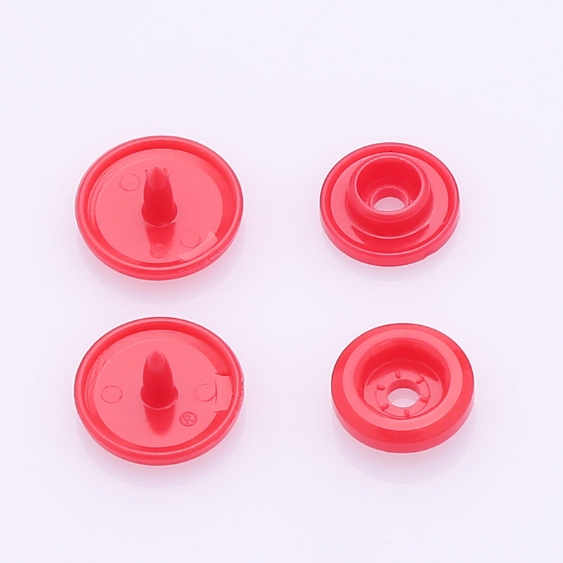 Factory Wholesale 2025 Hot Sale 4 PC Plastic Snaps Fastener Colorful Designer Buttons-17