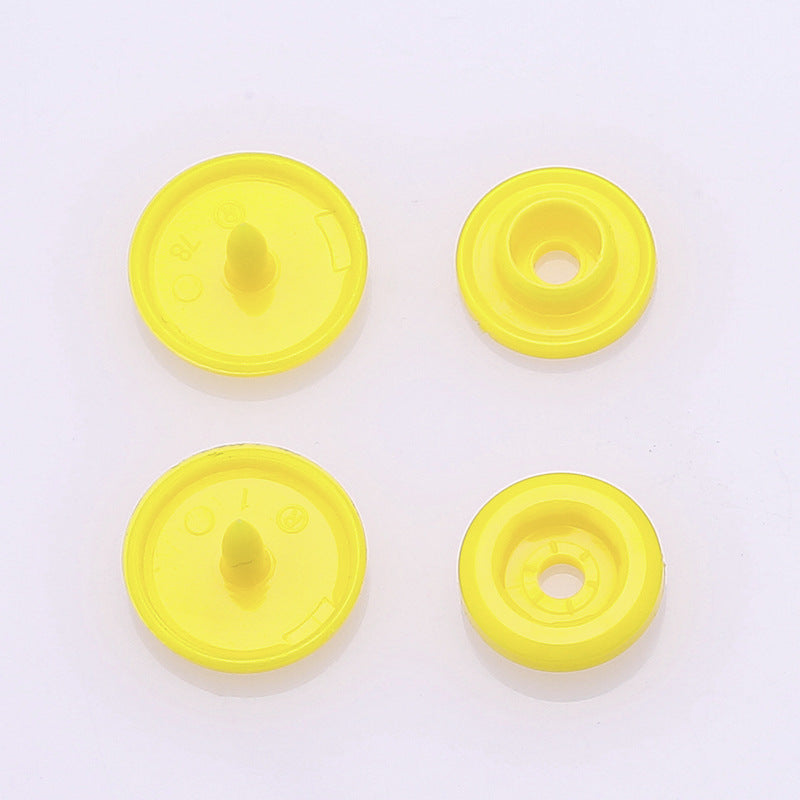 Factory Wholesale 2025 Hot Sale 4 PC Plastic Snaps Fastener Colorful Designer Buttons-17