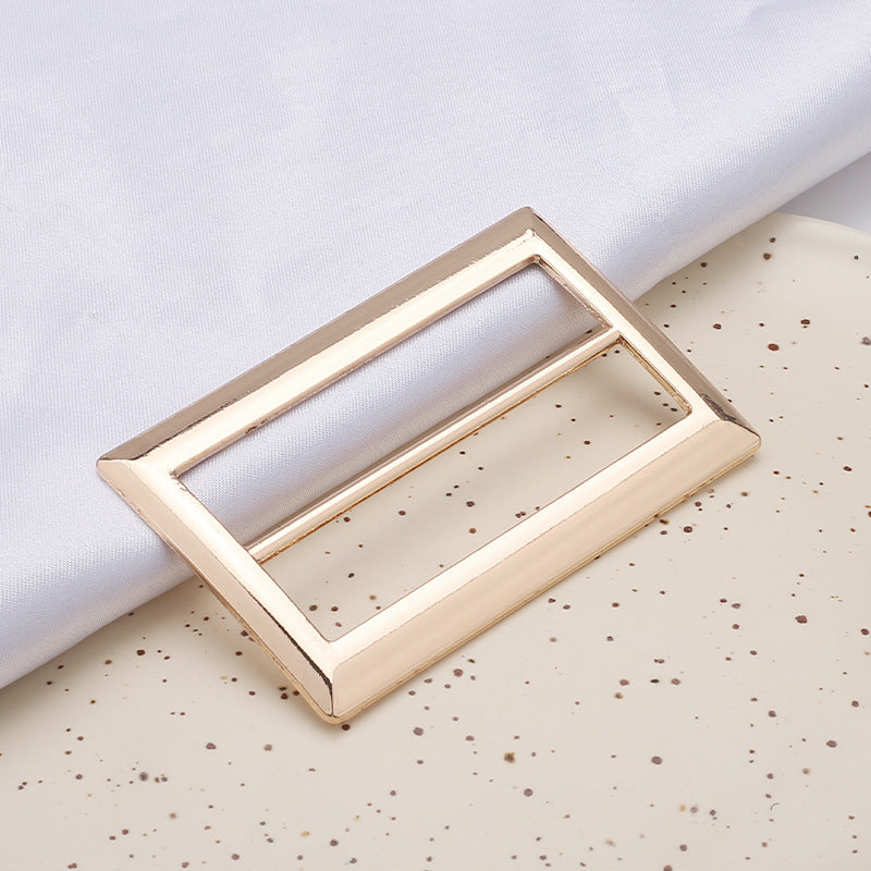 High Quality Clothing Decoration Metal Belt Buckle Three-Speed Alloy Accessory Bag Packaging Wholesale Cemented Carbide-170