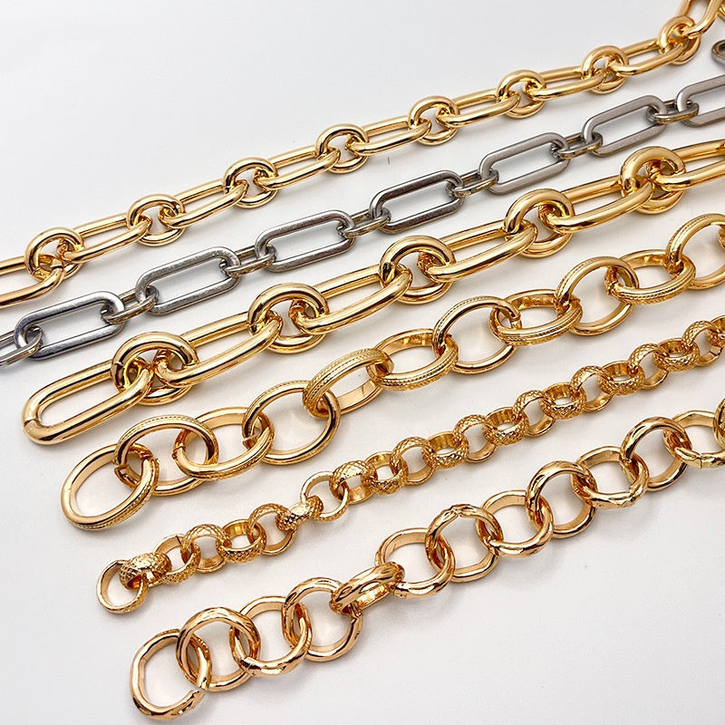 OEM Customized Mens Stainless Steel Silver Black Gold Chain Cuban link Bracelet-172