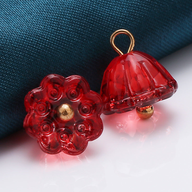 Fancy China Traditional Women Stone Shank Button Faux Jade Button for Cheongsam-78