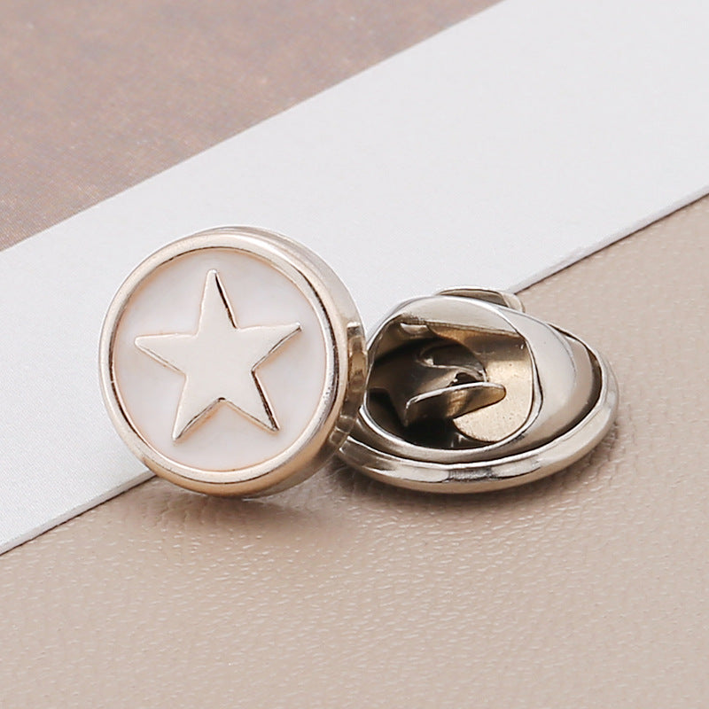 Factory Supply Fashion Custom Embossed Metal Snap Buttons for Coats/clothes-175