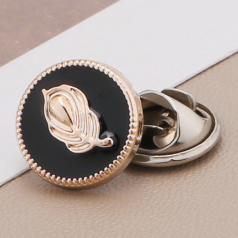 Factory Supply Fashion Custom Embossed Metal Snap Buttons for Coats/clothes-175