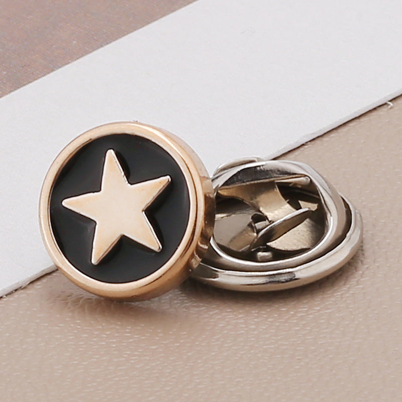 Factory Supply Fashion Custom Embossed Metal Snap Buttons for Coats/clothes-175