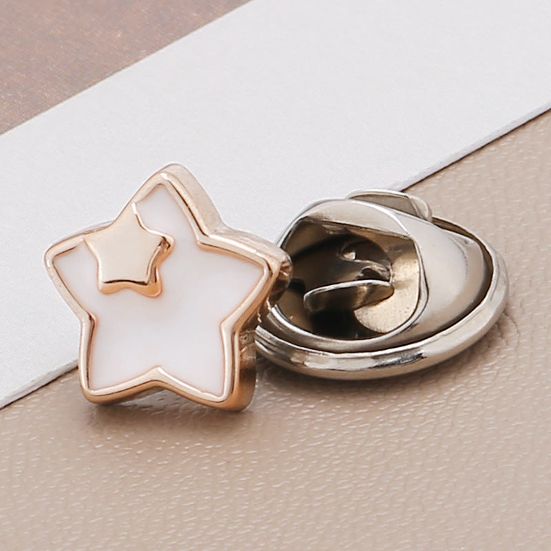Factory Supply Fashion Custom Embossed Metal Snap Buttons for Coats/clothes-175
