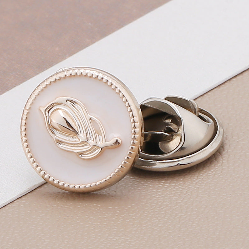 Factory Supply Fashion Custom Embossed Metal Snap Buttons for Coats/clothes-175