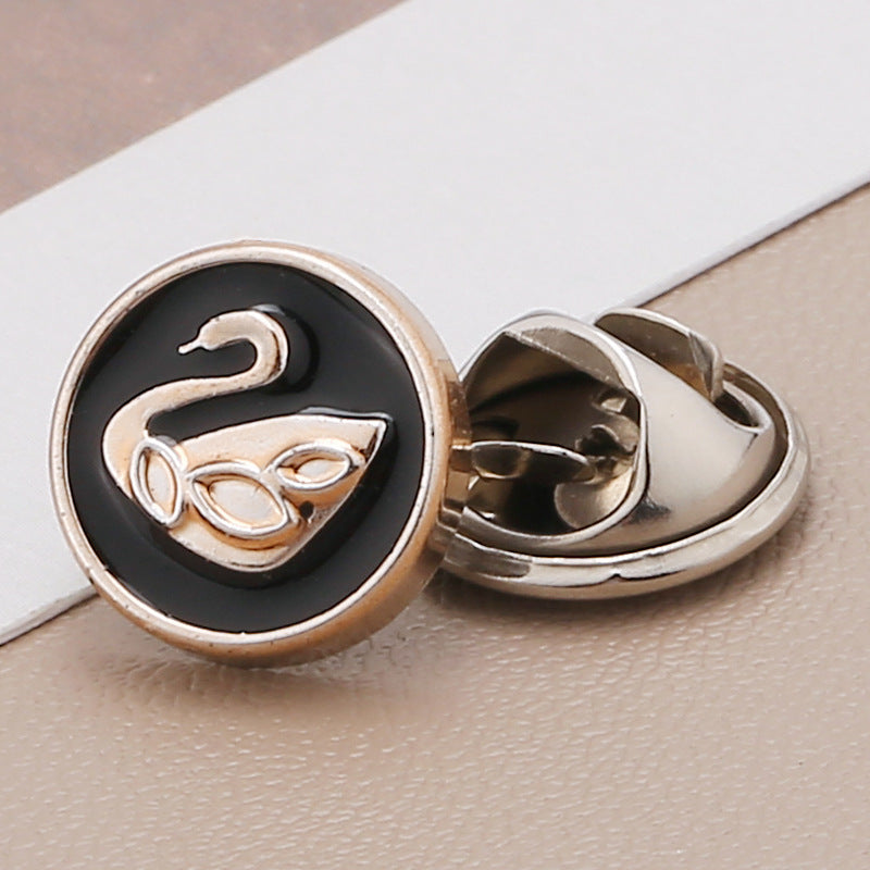 Factory Supply Fashion Custom Embossed Metal Snap Buttons for Coats/clothes-175