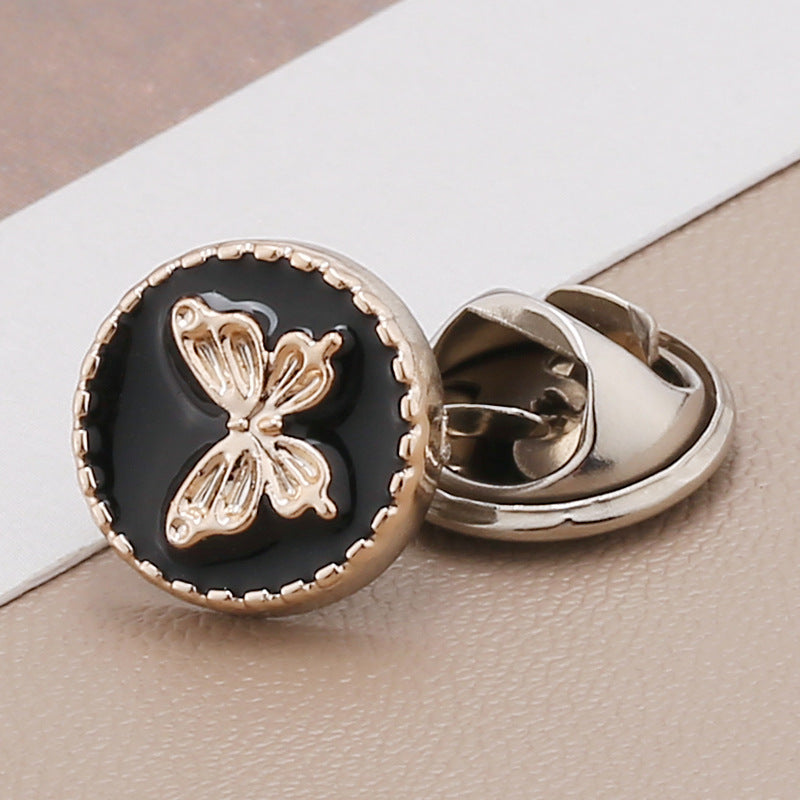 Factory Supply Fashion Custom Embossed Metal Snap Buttons for Coats/clothes-175