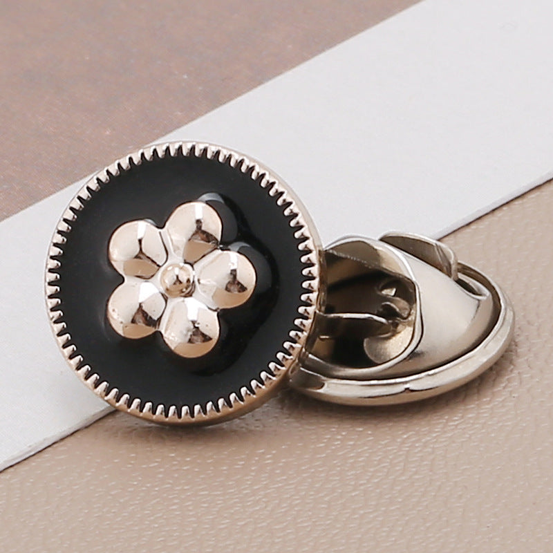 Factory Supply Fashion Custom Embossed Metal Snap Buttons for Coats/clothes-175