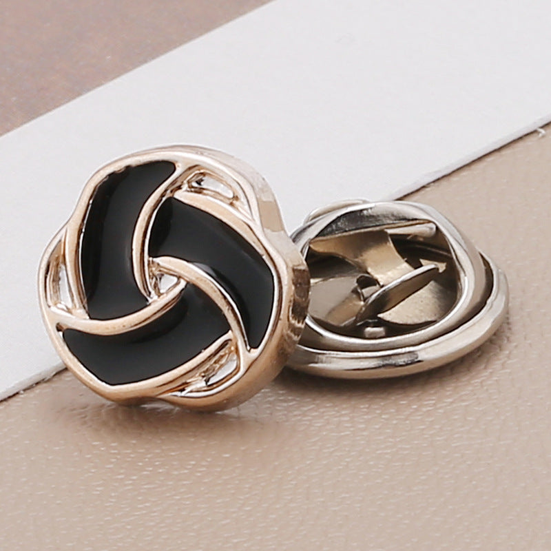 Factory Supply Fashion Custom Embossed Metal Snap Buttons for Coats/clothes-175