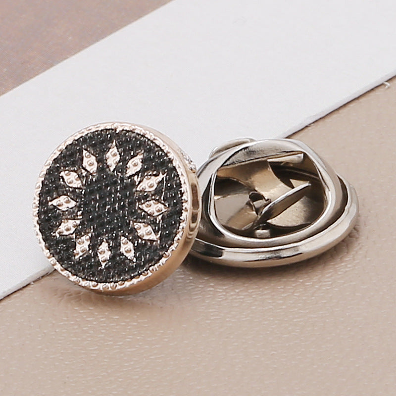 Factory Supply Fashion Custom Embossed Metal Snap Buttons for Coats/clothes-175
