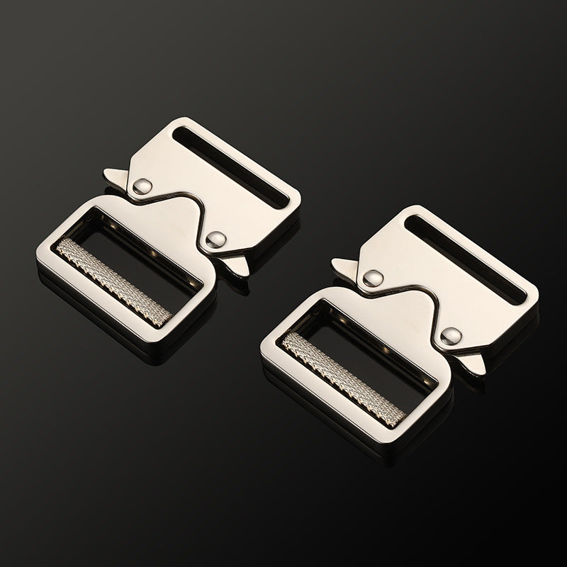 Custom Dog Pet Collar Metal Lock Buckle Fast Side Release Buckle Strap Clip Metal Buckle custom buttons logo brand buttons-18