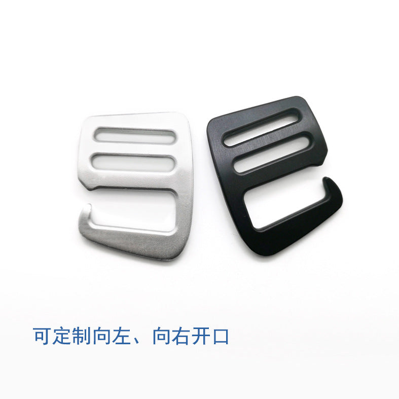 20/25/38mm ladder lock painting aluminium metal curve G hook buckle for bag or wrist band G shape hook-18