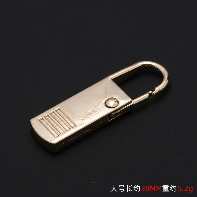 New Fashion Bags Garment Accessories Zipper Sliders Zinc Alloy End Head Zip Sliders Puller-180