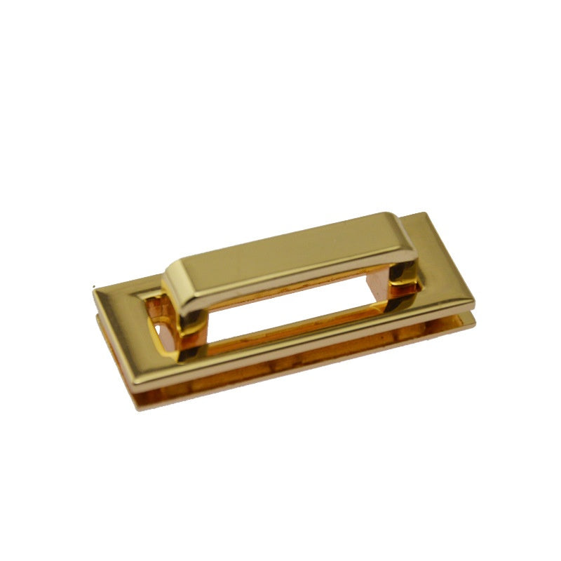 Metallic lock fastener for square bag and lady's handbag turn lock handbag - 184