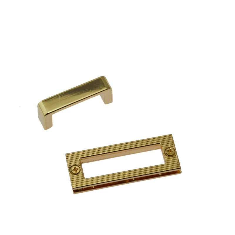 Metallic lock fastener for square bag and lady's handbag turn lock handbag - 184