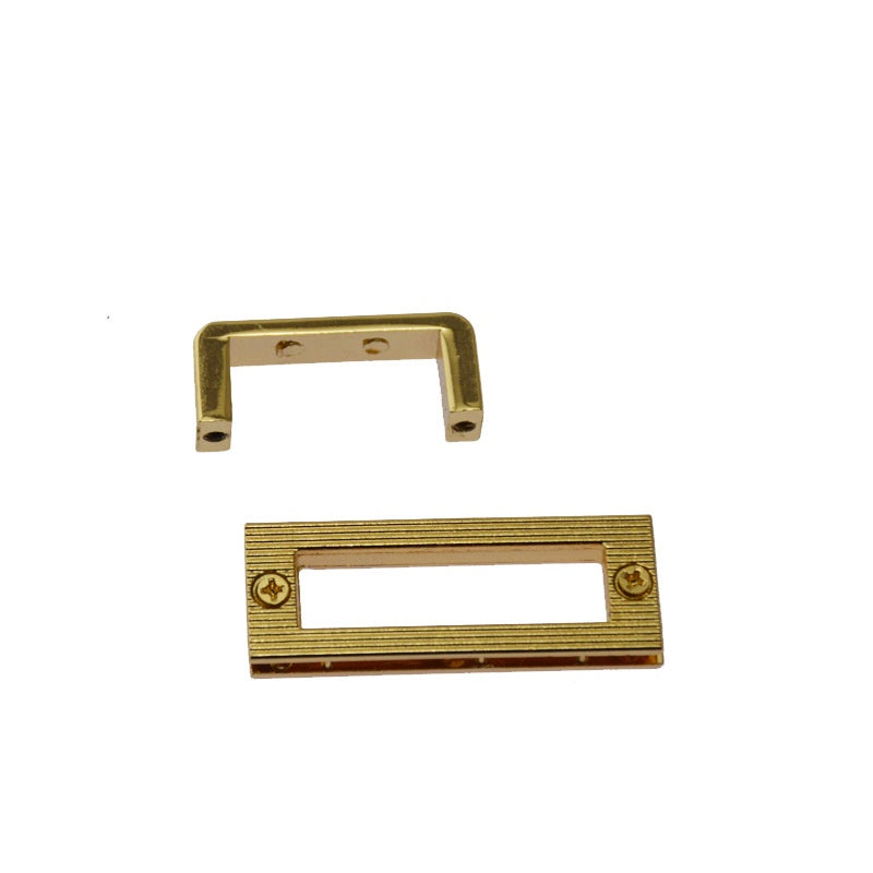 Metallic lock fastener for square bag and lady's handbag turn lock handbag - 184