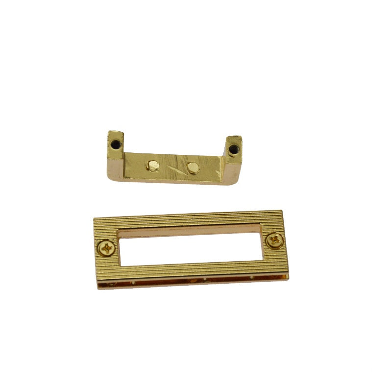 Metallic lock fastener for square bag and lady's handbag turn lock handbag - 184