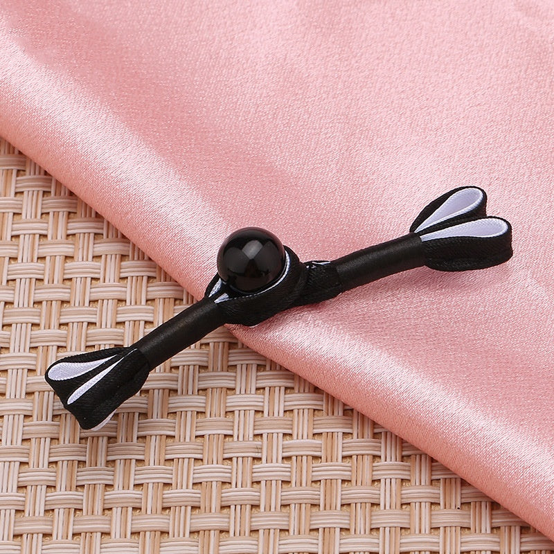 Chinese Traditional Red Swallowtail Knot Frog Button Cheongsam Beads for Clothing Shoes-187