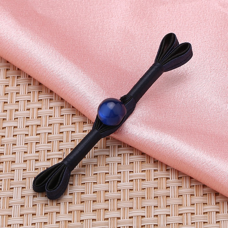Chinese Traditional Red Swallowtail Knot Frog Button Cheongsam Beads for Clothing Shoes-187