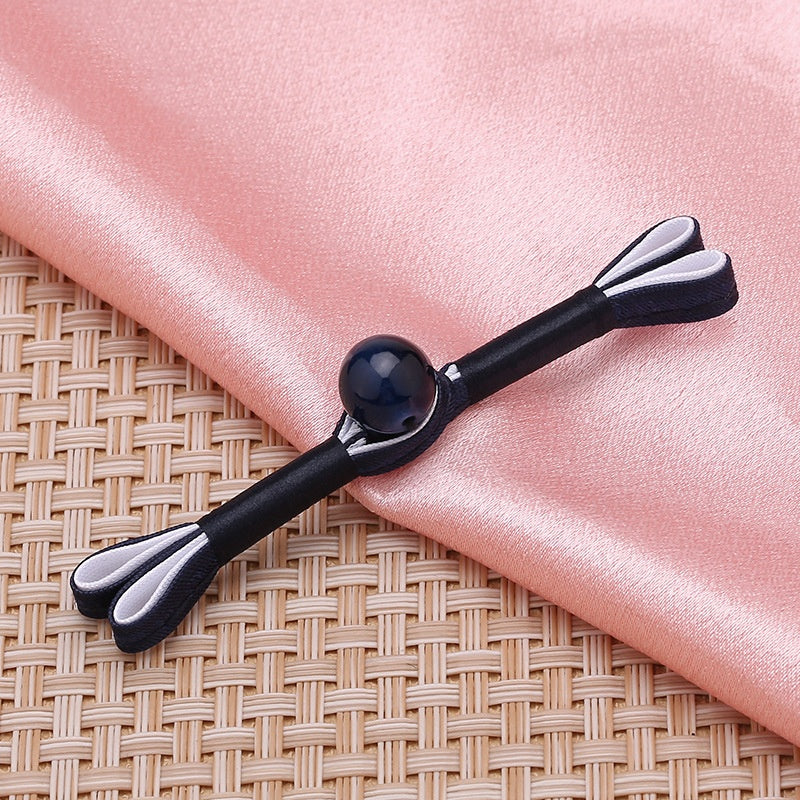 Chinese Traditional Red Swallowtail Knot Frog Button Cheongsam Beads for Clothing Shoes-187