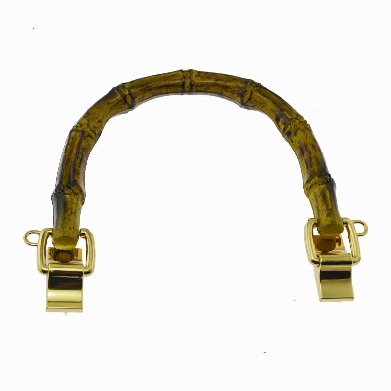 Handbag Arched Bamboo Handle With Horseshoe Buckles - 187