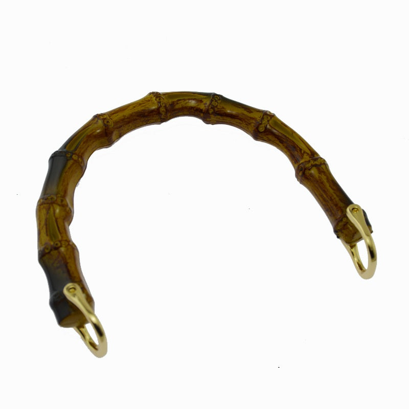 Handbag Arched Bamboo Handle With Horseshoe Buckles - 187