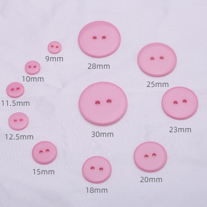 Wholesale Customized Color Size 2 Holes Resin Shirt Button for Clothing Sewing-188