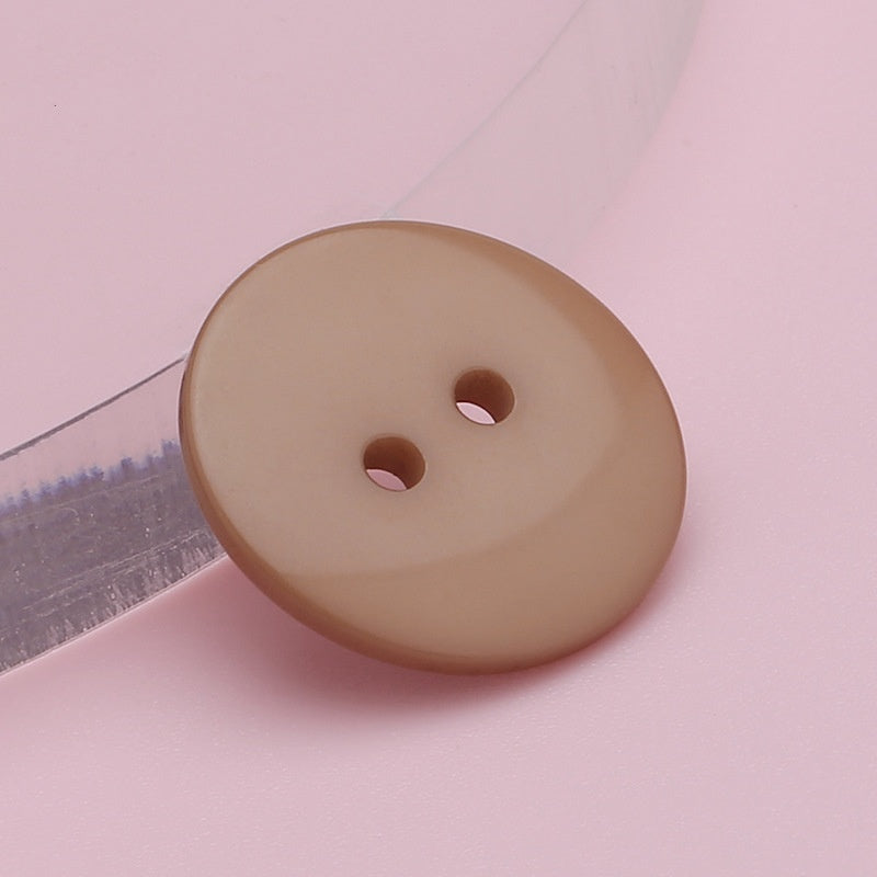 Wholesale Customized Color Size 2 Holes Resin Shirt Button for Clothing Sewing-188