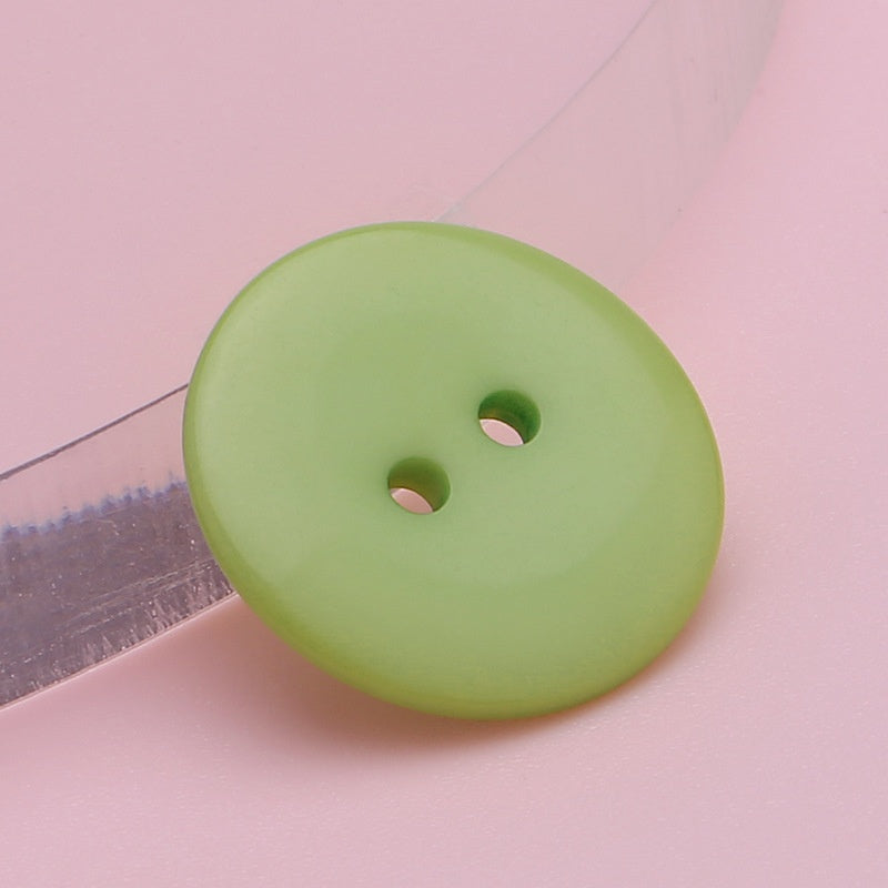 Wholesale Customized Color Size 2 Holes Resin Shirt Button for Clothing Sewing-188