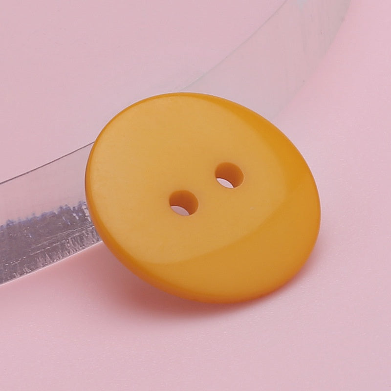 Wholesale Customized Color Size 2 Holes Resin Shirt Button for Clothing Sewing-188