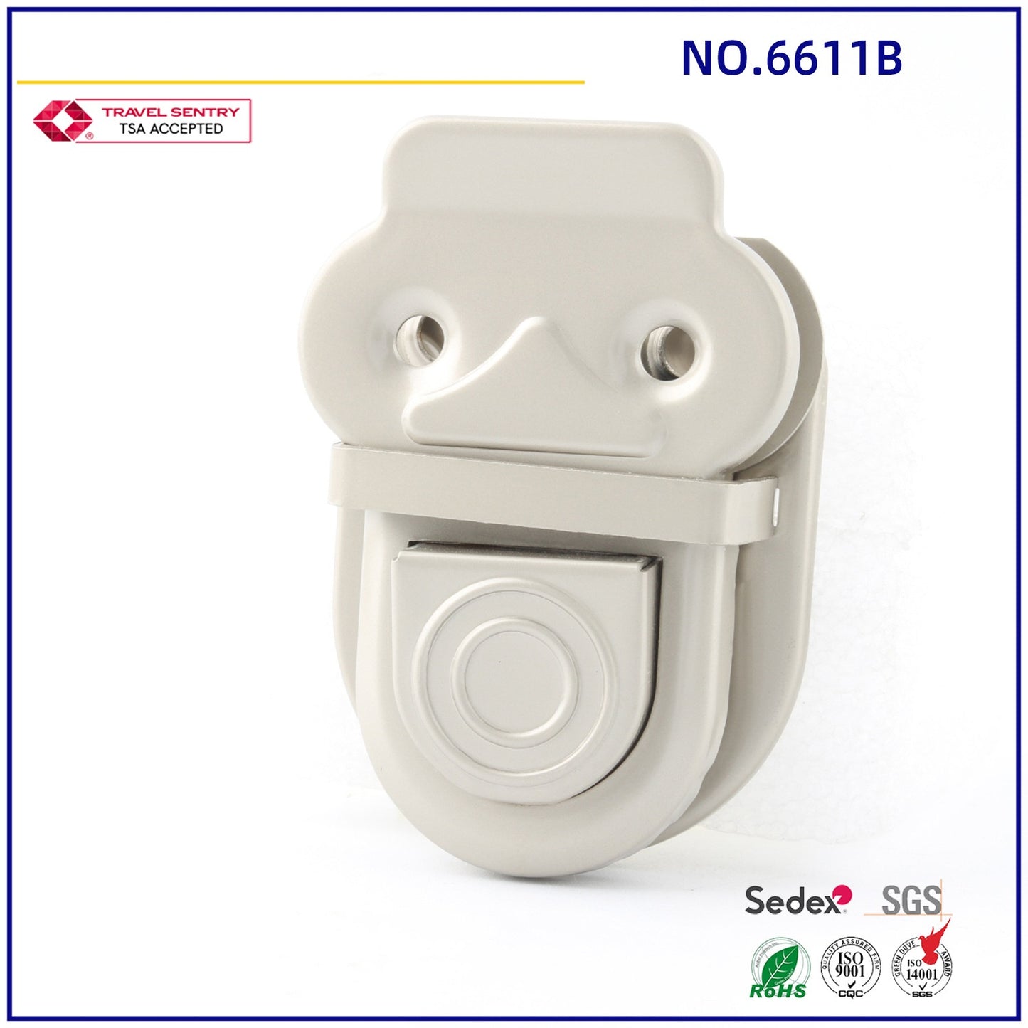Easy Press Metal Bag Clasp Lock , Purse Twist Lock Turn Lock Hardware-19