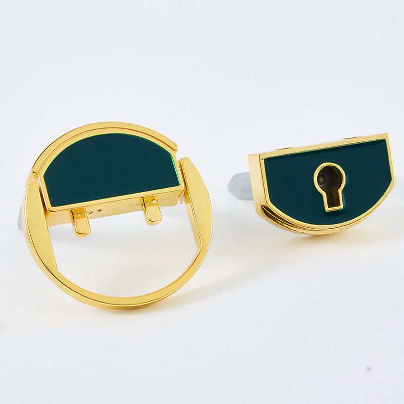 Fancy ladies bag lock factory direct sale good quality lock with key-19