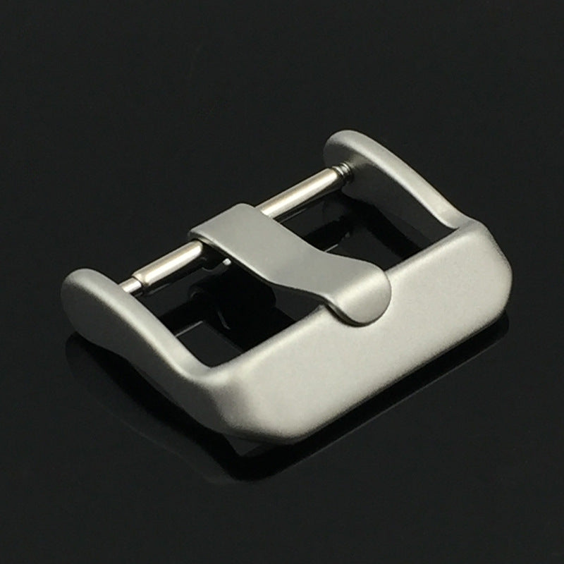Wholesale Polished Pin Watch Band Replacement Buckle 18mm 20mm 316L Stainless Steel Watch Clasp Buckles-19