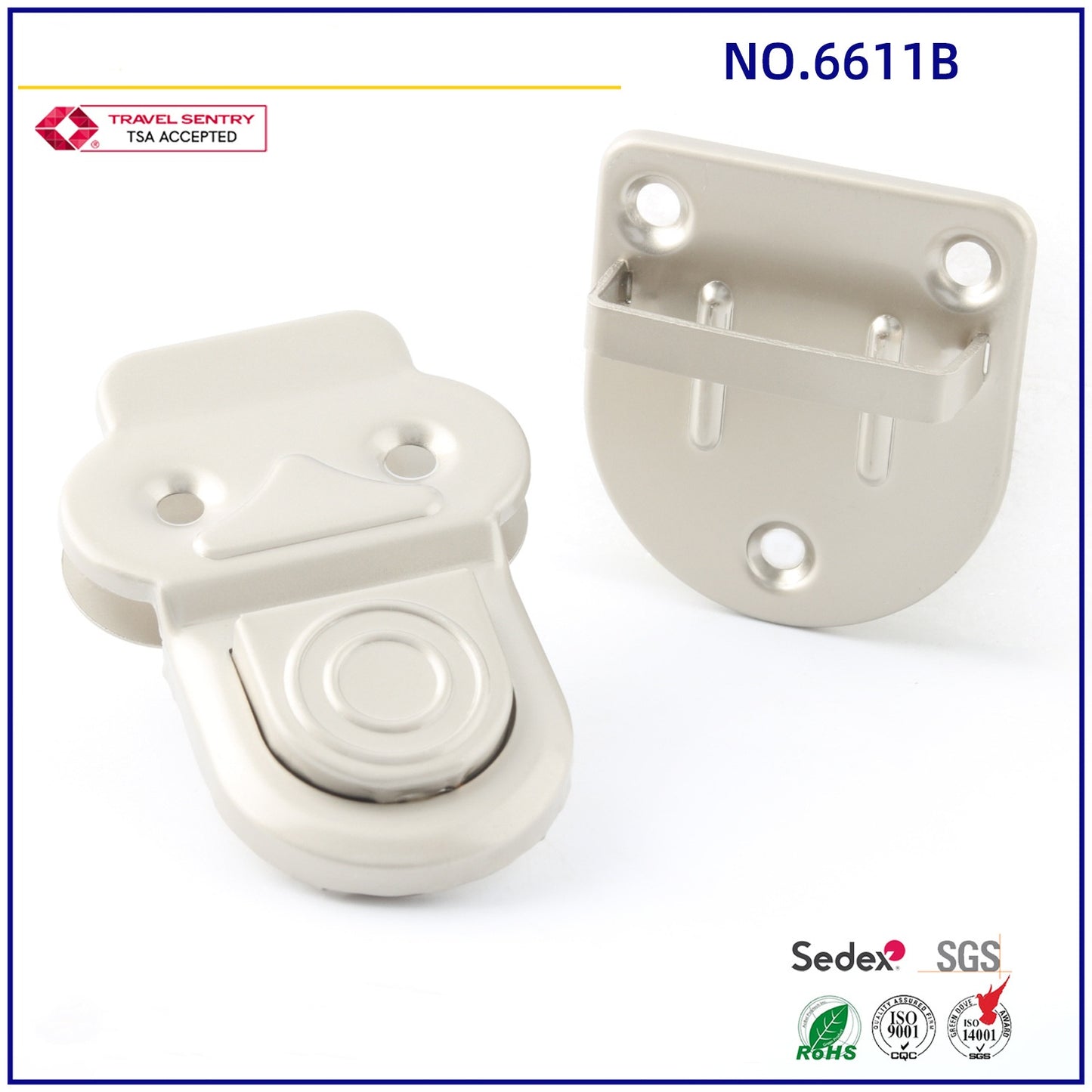 Easy Press Metal Bag Clasp Lock , Purse Twist Lock Turn Lock Hardware-19