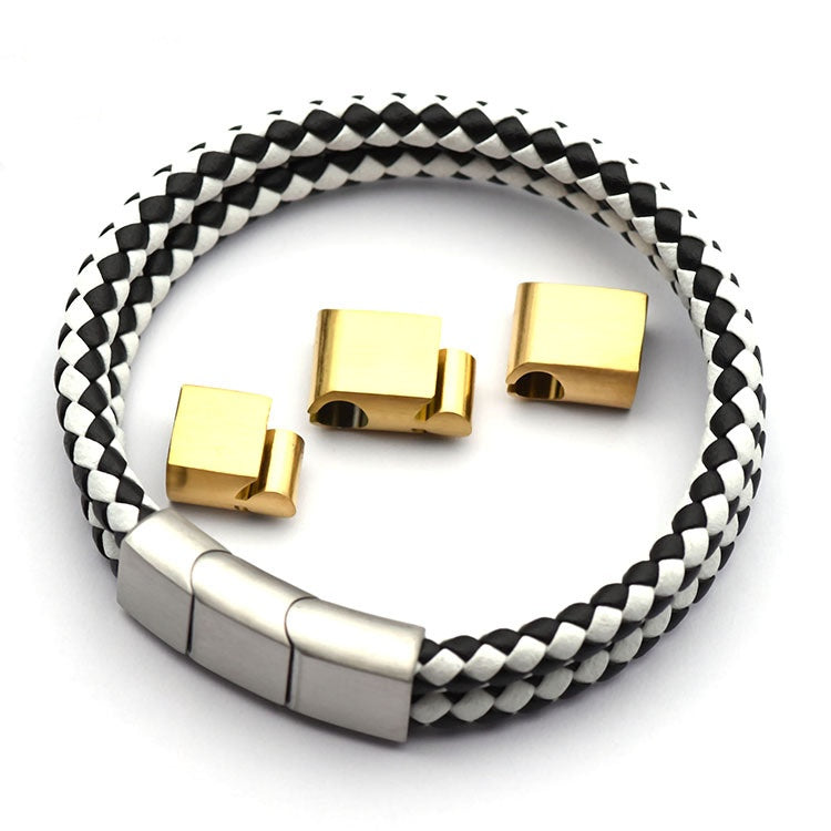Breakaway Clasps for Necklaces Plastic Bead Barrel Connectors Flat Three Section Buckle Clasps for Jewelry Making-19