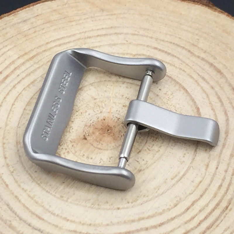 Wholesale Polished Pin Watch Band Replacement Buckle 18mm 20mm 316L Stainless Steel Watch Clasp Buckles-19