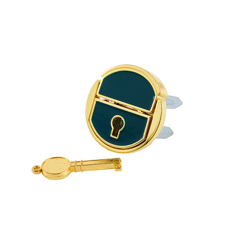 Fancy ladies bag lock factory direct sale good quality lock with key-19