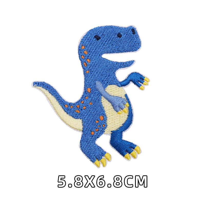 new self sticker embroidery cute cartoon dinosaur baby Patch for kid clothes decoration-194