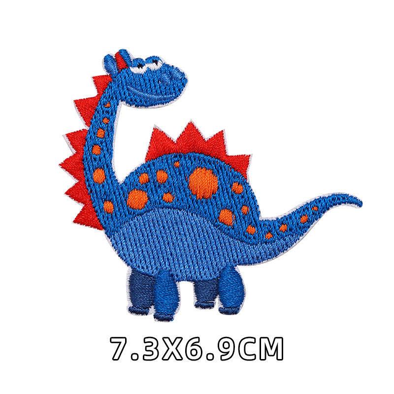 new self sticker embroidery cute cartoon dinosaur baby Patch for kid clothes decoration-194