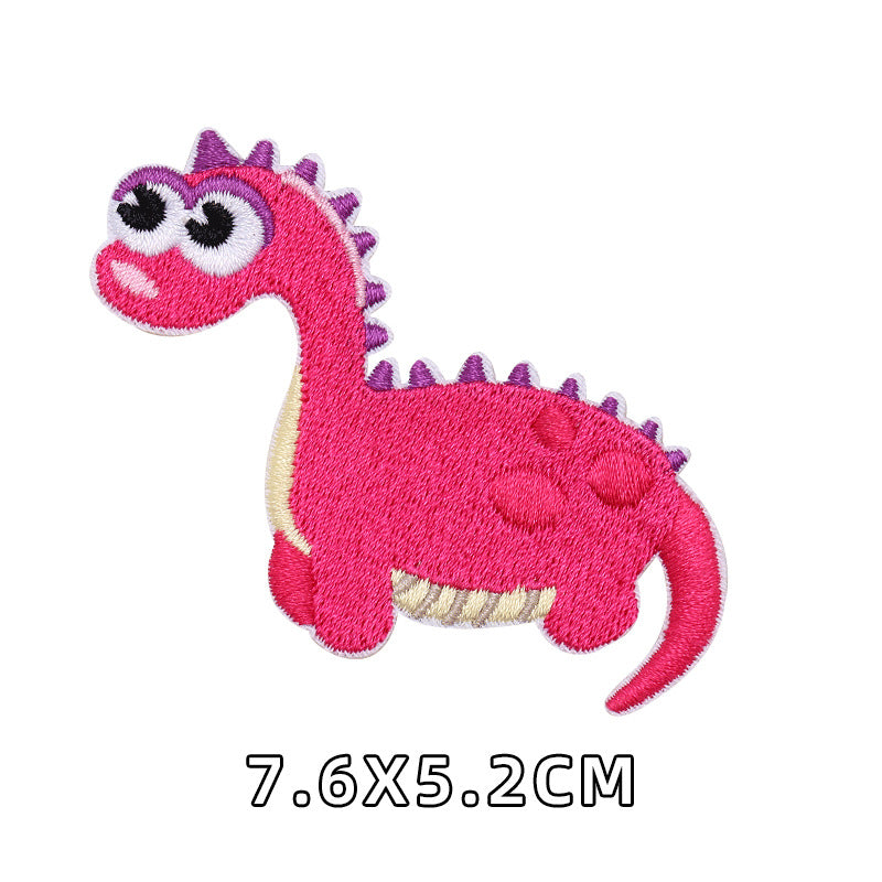 new self sticker embroidery cute cartoon dinosaur baby Patch for kid clothes decoration-194