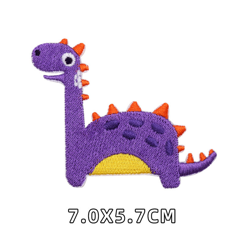 new self sticker embroidery cute cartoon dinosaur baby Patch for kid clothes decoration-194