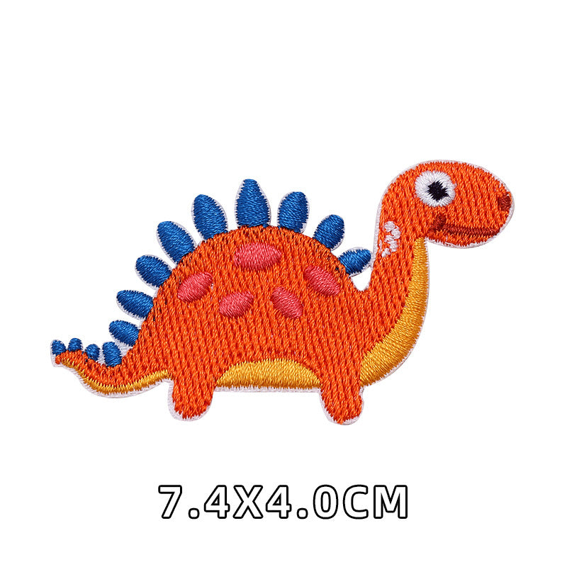 new self sticker embroidery cute cartoon dinosaur baby Patch for kid clothes decoration-194
