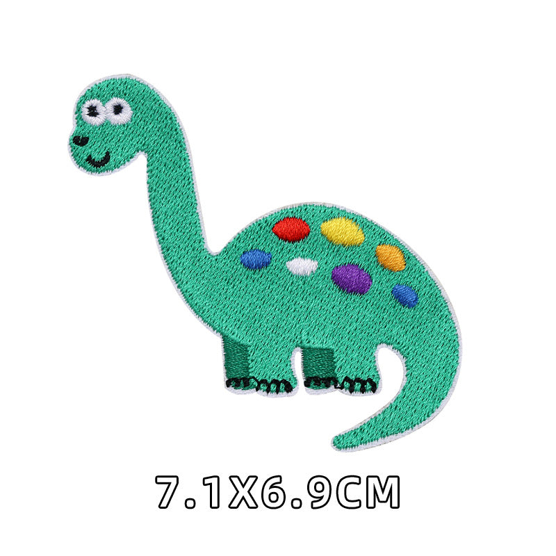 new self sticker embroidery cute cartoon dinosaur baby Patch for kid clothes decoration-194