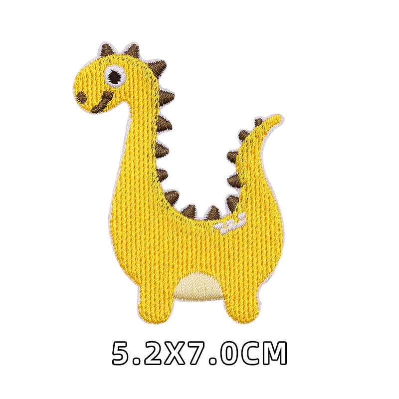 new self sticker embroidery cute cartoon dinosaur baby Patch for kid clothes decoration-194