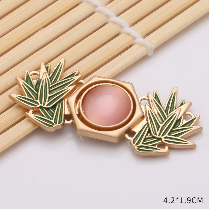 Waist retraction Daisy flower button metal disc button mother button retro Chinese style cheongsam jeans waist retraction magic-195