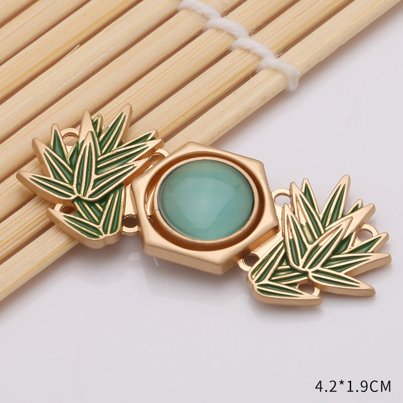 Waist retraction Daisy flower button metal disc button mother button retro Chinese style cheongsam jeans waist retraction magic-195